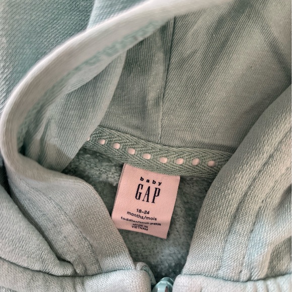 Beautiful Teal Gap Hoodie - Picture 2 of 2